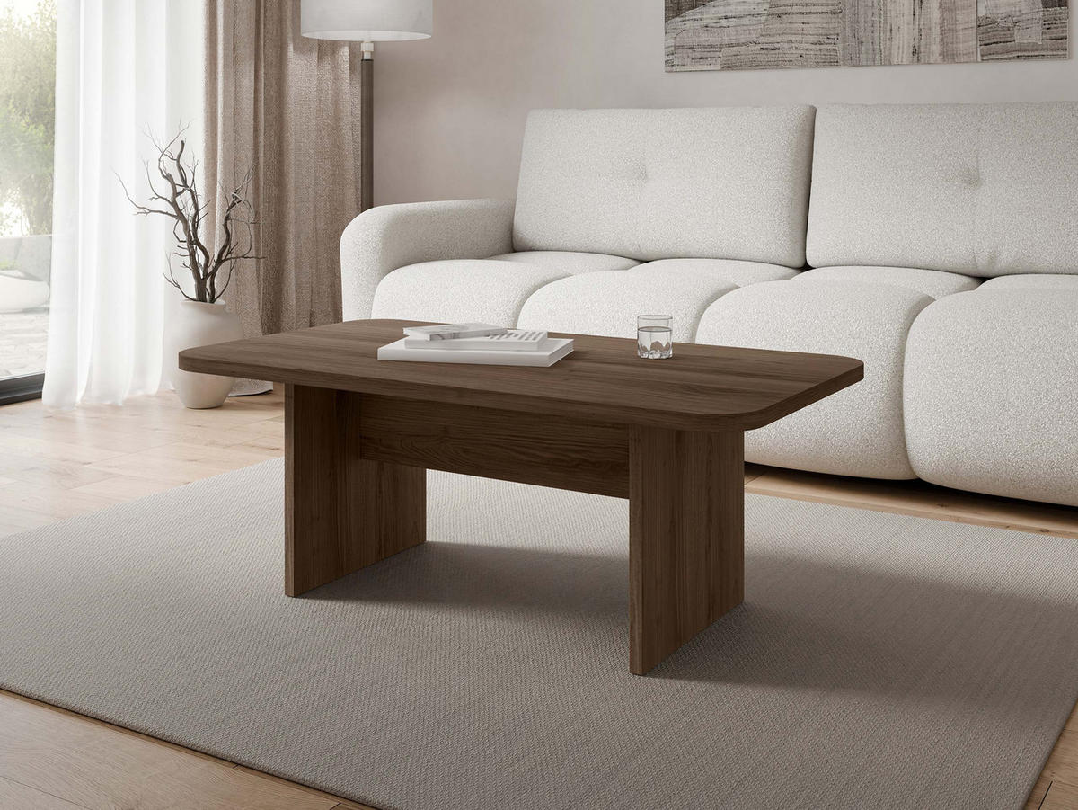 MASUTA CAFEA Sonez - culoare lemn de nuc, compozit lemnos (110/60/42cm) - MIRJAN24