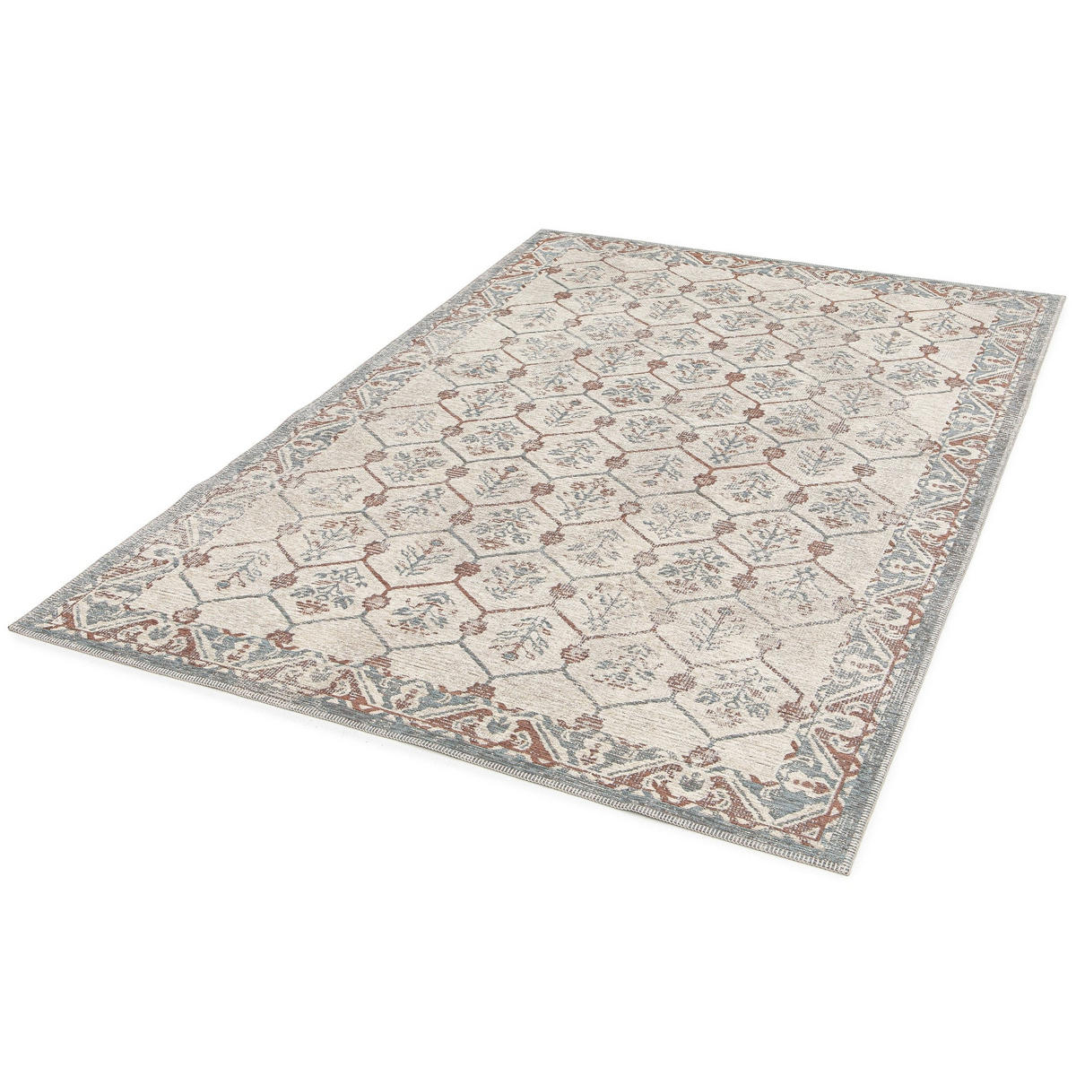 DESIGN-TEPPICH aus recycelten Fasern grau - Grau, Textil (120/170cm) - AFK Living