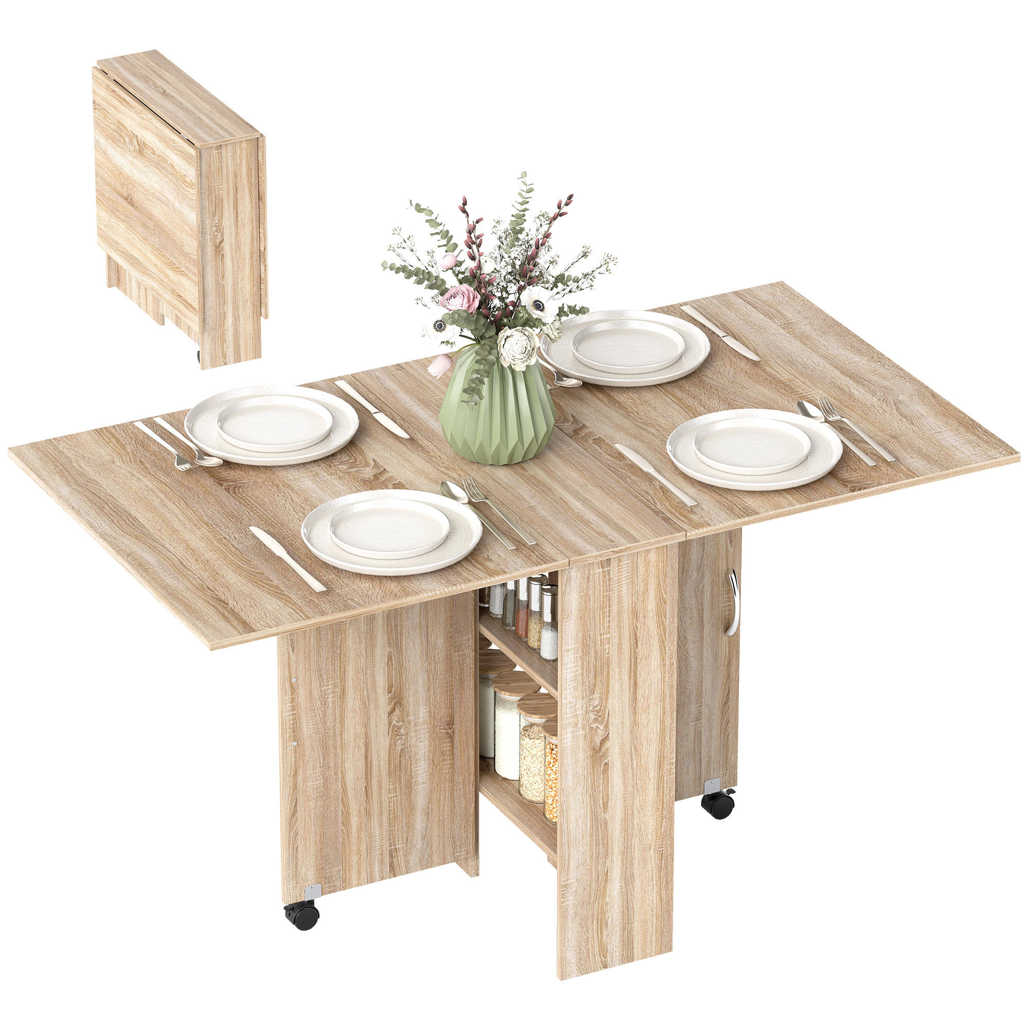ESSTISCH Naturholz 1 Stück - Beige, Kunststoff (140/75/74cm) - GiPP