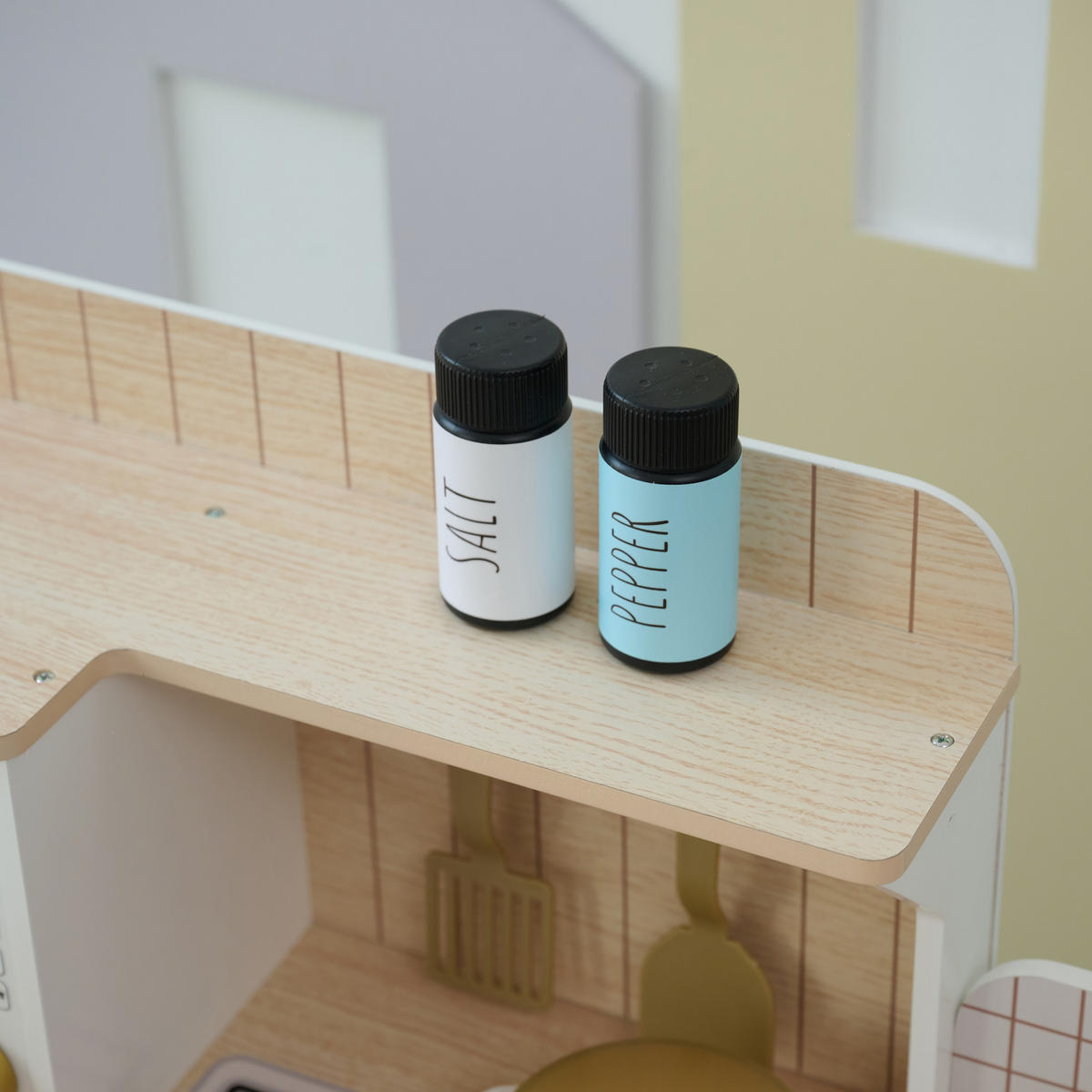 KINDERKUCHE Holz mit Eiswürfelspender, 75cm, Weiß - Weiß, Holzwerkstoff (80/30/75cm) - Teamson Kids