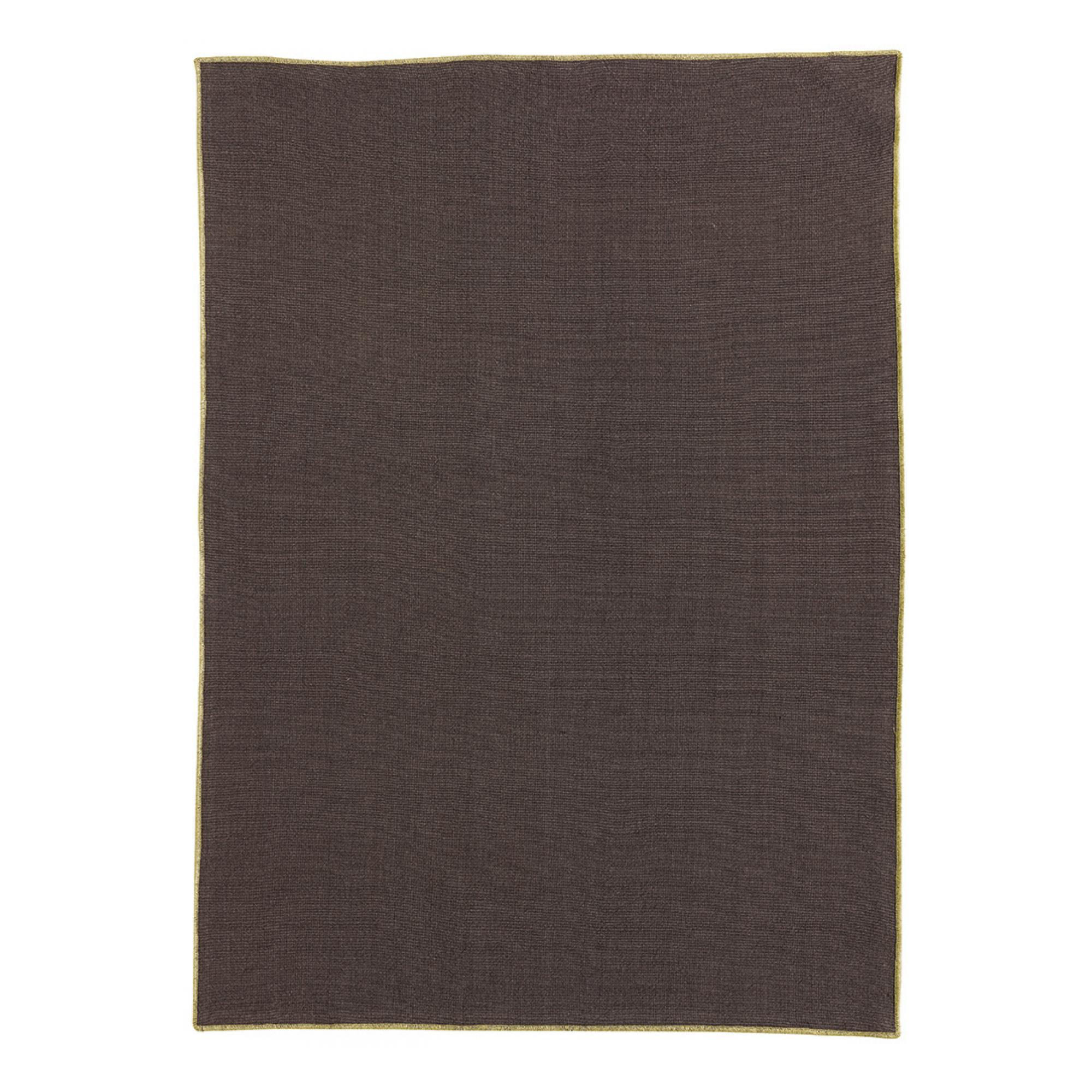RECYCELTES GESCHIRRTUCH Isae kaffee 50 x 70 cm - Braun, Textil (50/70cm) - Winkler