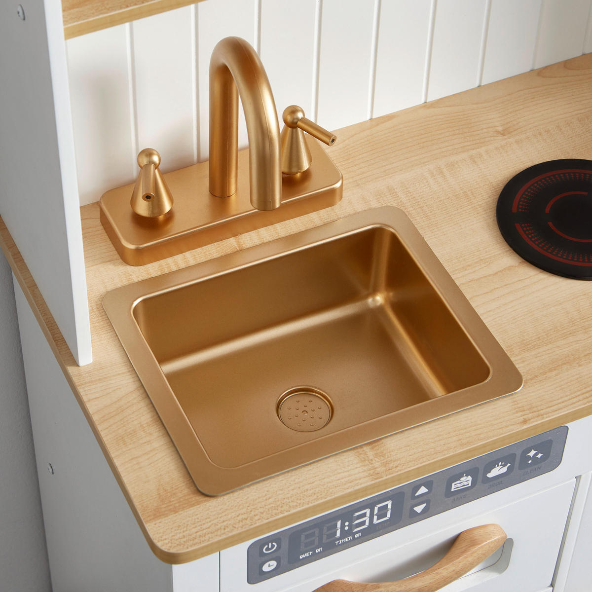 KINDERKÜCHE Ann Weiß MDF - Weiß, Holzwerkstoff (60/31.2cm)