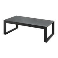 GARTENBEISTELLTISCH - 110 cmcm x 61.2 cmcm - Metall - Anthrazitgrau - MOLOKAI - Anthrazit, Metall (61.2/110/35.5cm) - Vente-Unique