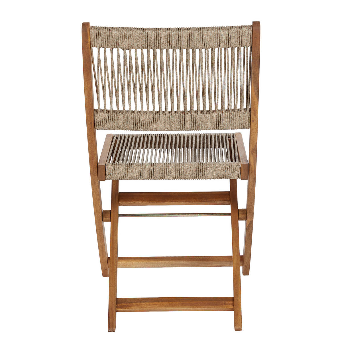 KLAPPSTUHL (2er-Set) Boho Garden - Braun, Holz/Kunststoff (45/84/52cm) - Butlers