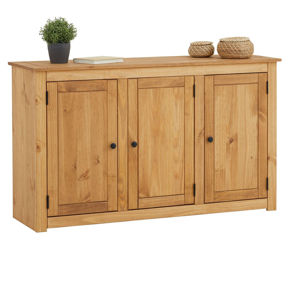 SIDEBOARD CANCUN - Kieferfarben, Holz (135/80/40cm) - CARO-Möbel