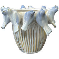 ÜBERTOPF Birdy ø20 cm - Blau, Keramik (20/16.5/20cm) - FURNARO