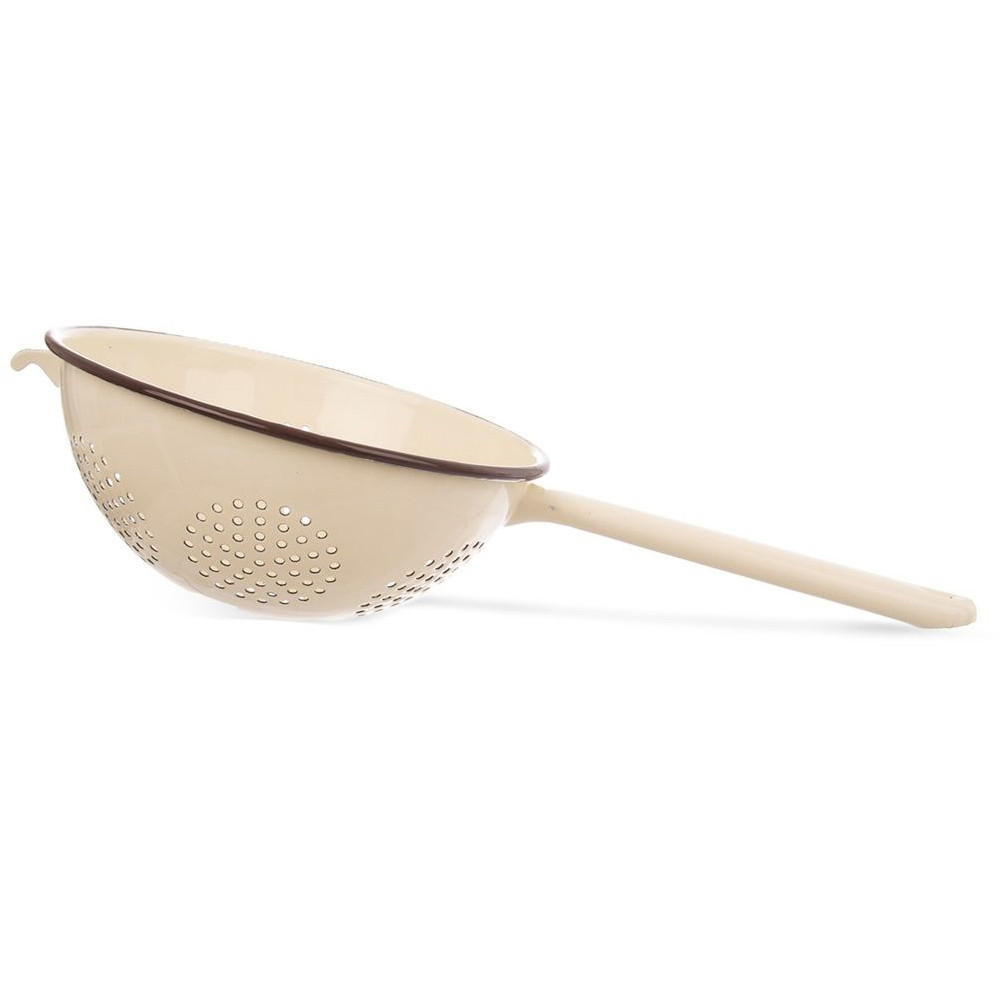 KÜCHENSIEB BRAUN Braun Beige 22 cm - Beige, Metall (22cm) - Orion 