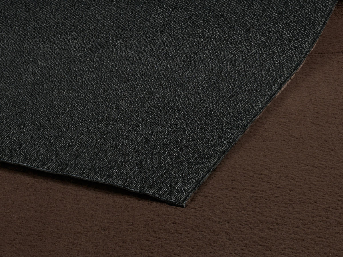 KURZFLORTEPPICH Antirutsch Uni RUTOR Polyester Braun 120 x 160 cm - Braun, Textil (120/160cm) - KADIMA DESIGN