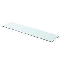 WANDBOARD 90/20/0,8 cm aus Glas Transparent - Transparent, Glas (90/0.8/20cm) - vidaXL