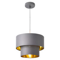 HÄNGELEUCHTE Lopar - Grau, Metall (30/30/149cm) - lux.pro