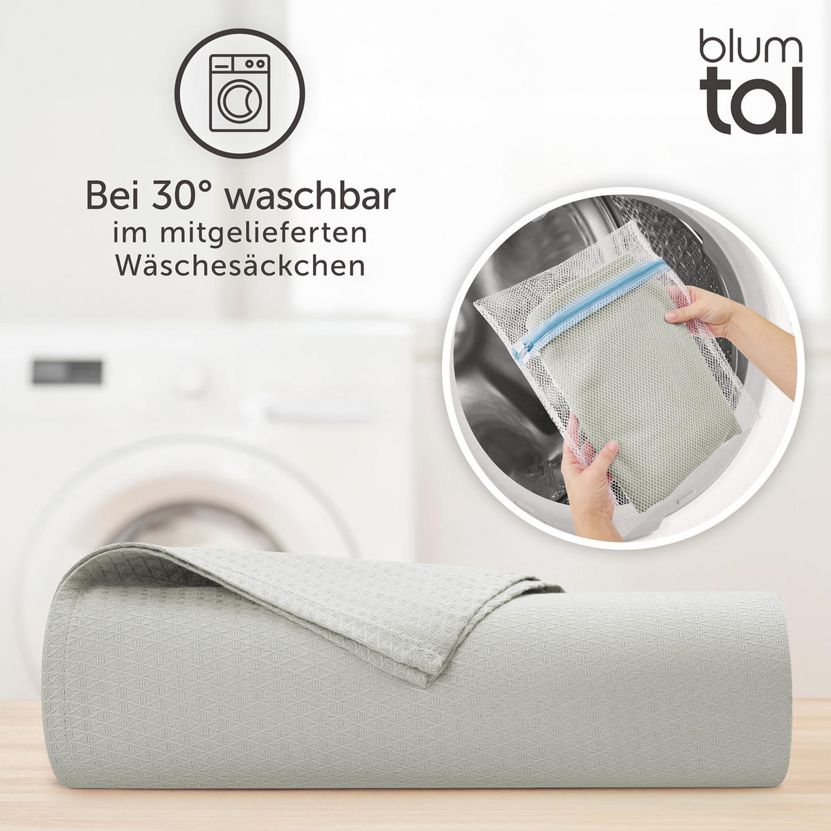 KÜHLDECKE Bambus Viskose 150x200 cm, Hellgrau - Hellgrau, Textil (150/200cm) - Blumtal