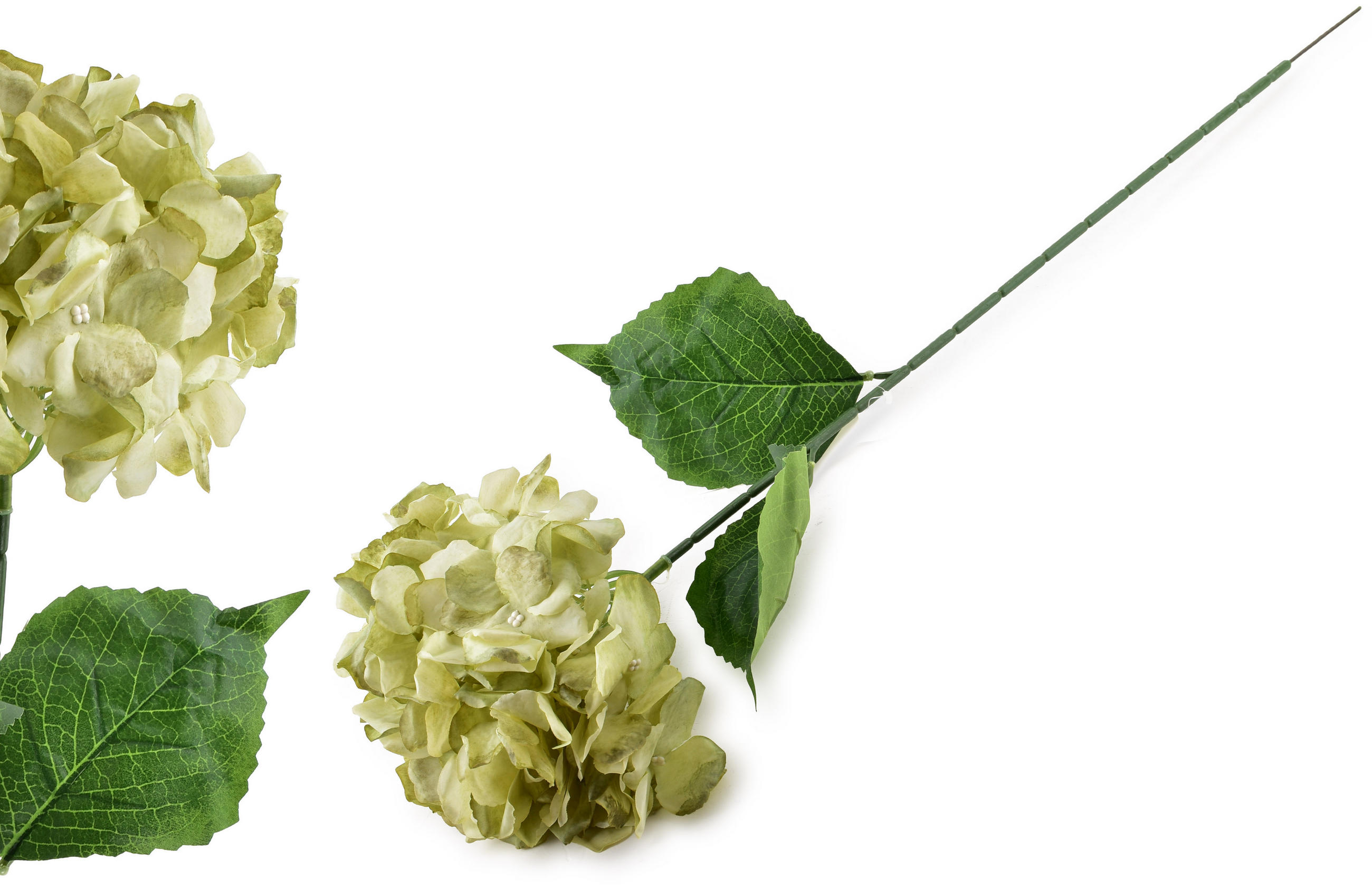 KUNSTBLUME Virdis Hortensia Grün 73/73/73 cm Kunstoff - Grün, Kunststoff (73cm) - Mondex