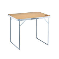 CAMPINGTISCH für 4 Personen klappbar - Kofferform - Abmessungen: 80 x 60 x 70 cm - Braun, Metall (80/60/69cm) - O’Camp