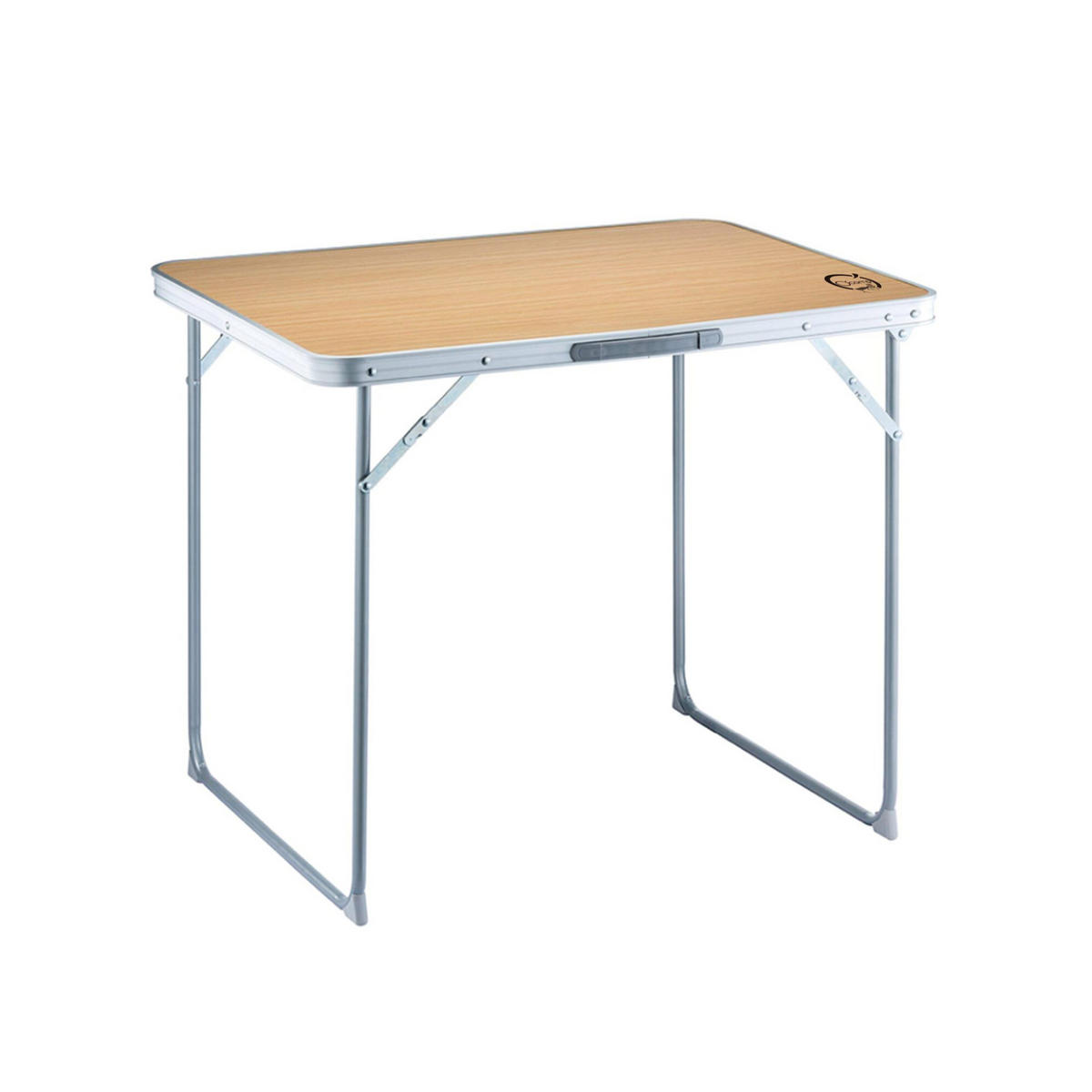 CAMPINGTISCH für 4 Personen klappbar - Kofferform - Abmessungen: 80 x 60 x 70 cm - Braun, Metall (80/60/69cm) - O’Camp