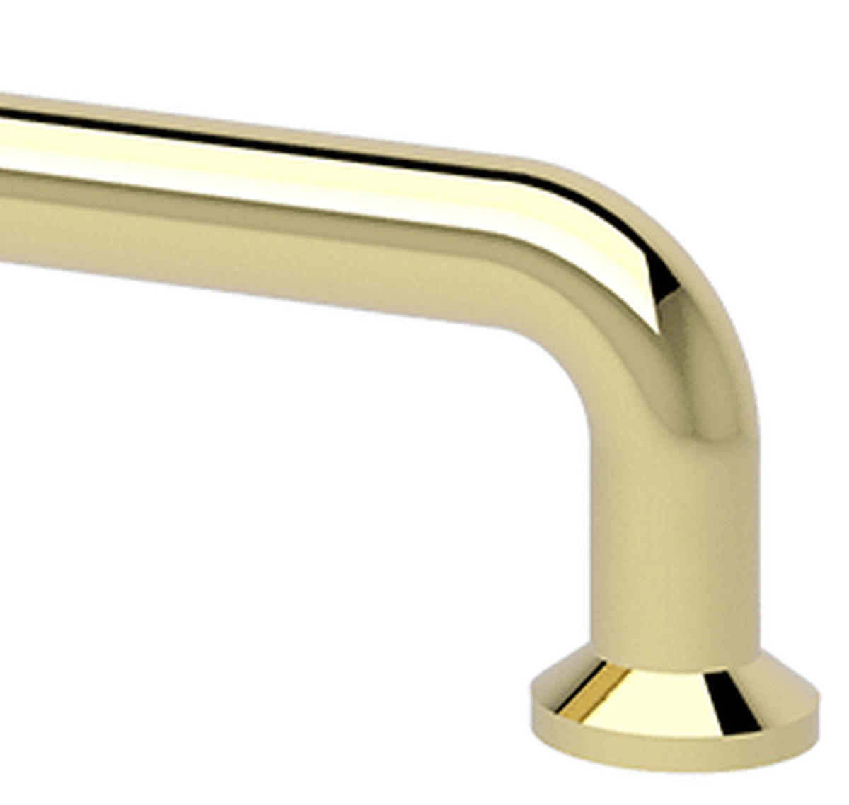 MÖBELGRIFF BA 128mm, Küchengriff Goldfarbig glänzend, Türgriff Lira - Goldfarben, Metall (0.9/3/14.4cm)