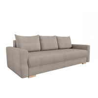 3-SITZER-SCHLAFSOFA ELMA mit Bettfunktion, hellbraun - Hellbraun, Holz (92.5/79/230cm) - Homesy