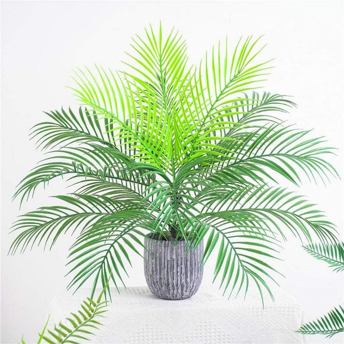 KUNSTPFLANZE Areca Palm 63 cm Grün - Grün, Kunststoff (40cm)