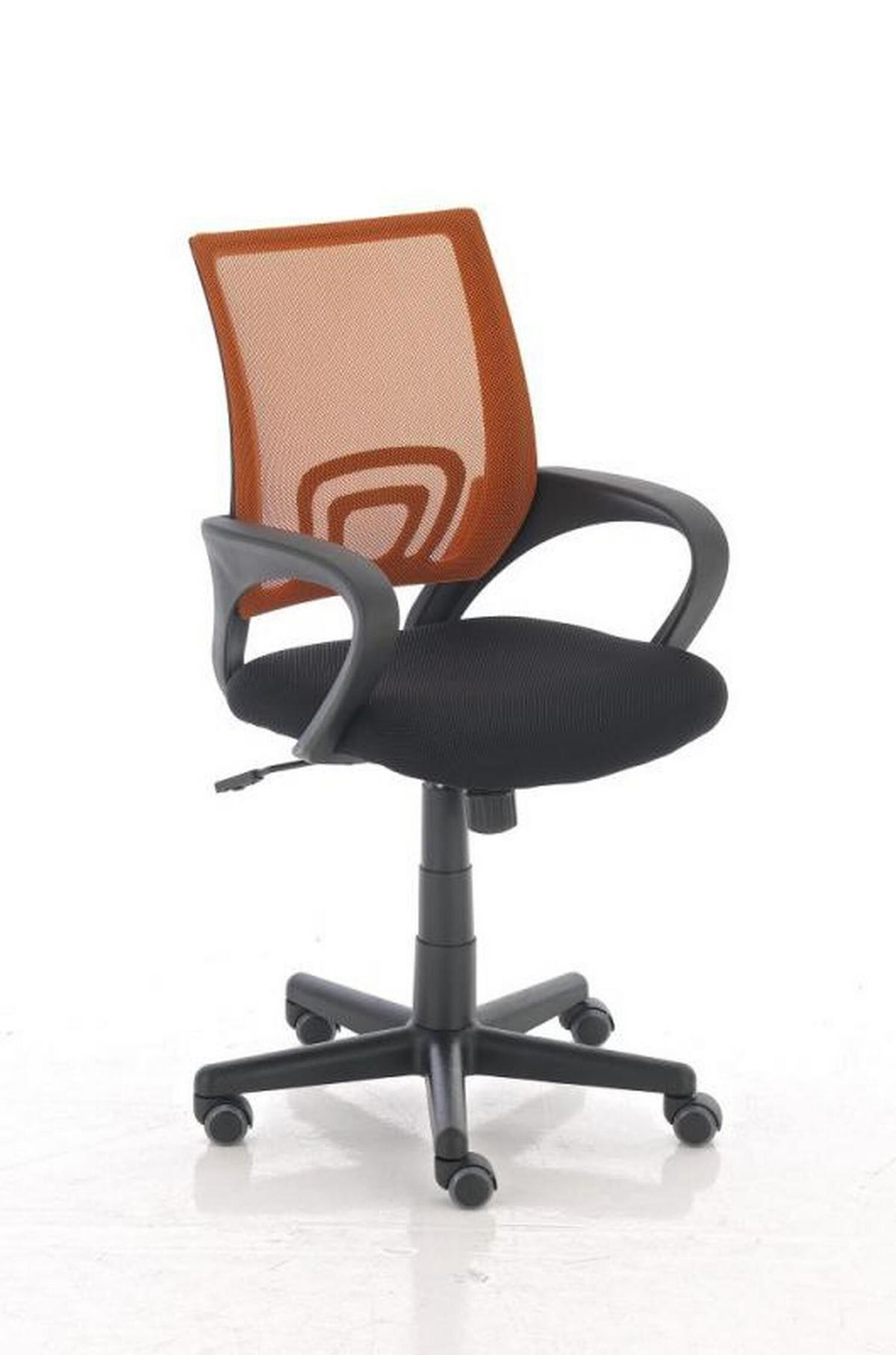 BÜROSTUHL Genf mit Netzbezug, Orange - Orange, Kunststoff/Textil (56/100/54cm) - TPFLiving
