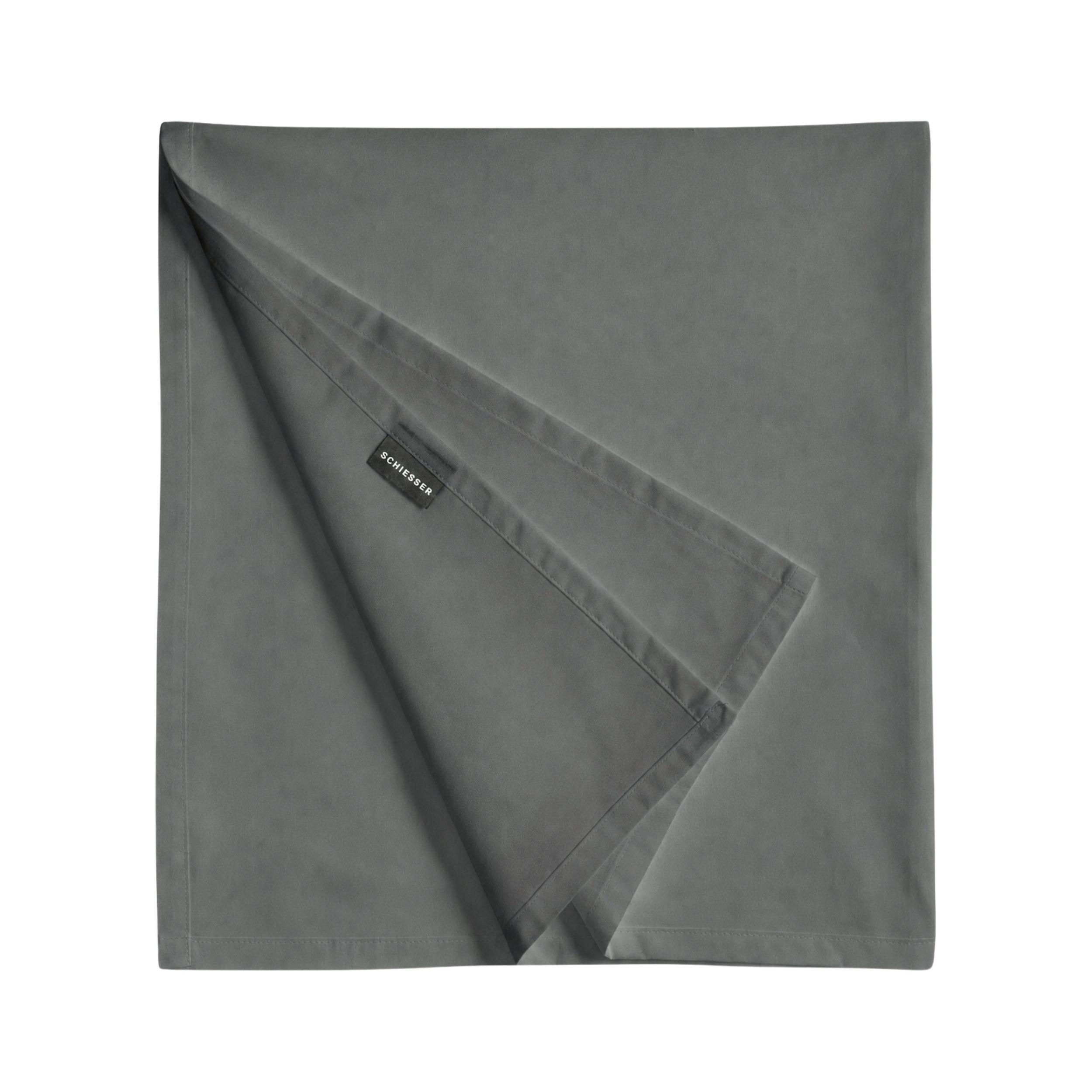 BETTLAKEN Smoothy - 100% Baumwolle - 160x260 cm - Grau - Grau, Textil (160/260cm) - SCHIESSER
