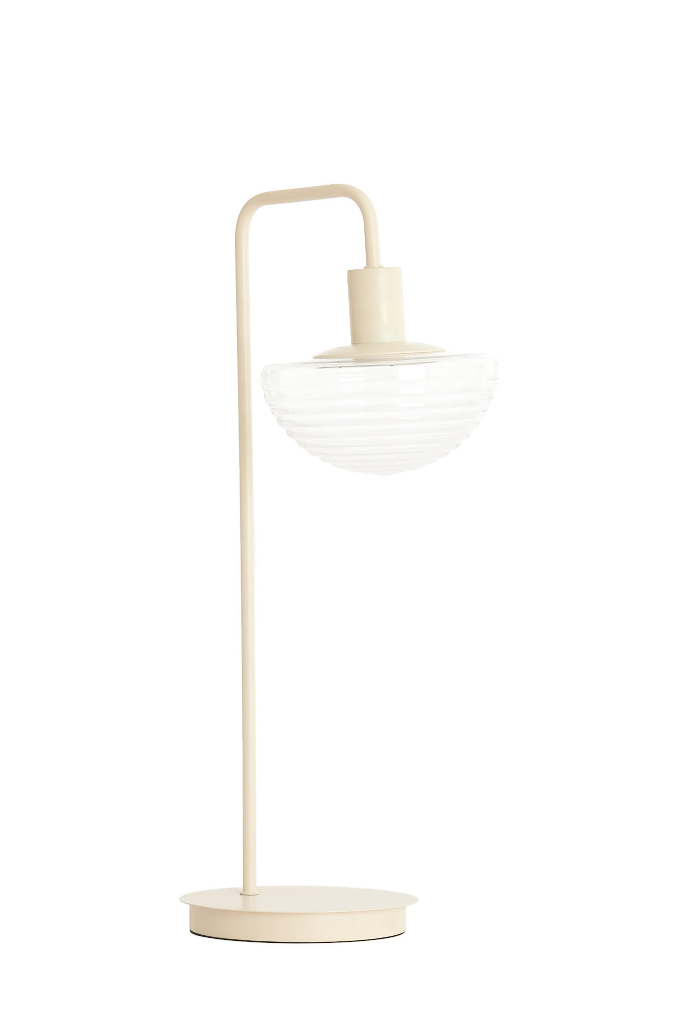 TISCHLAMPE Baylie Weiß Ø30/61 cm - Weiß, Metall (30/20/61cm) - Light & Living