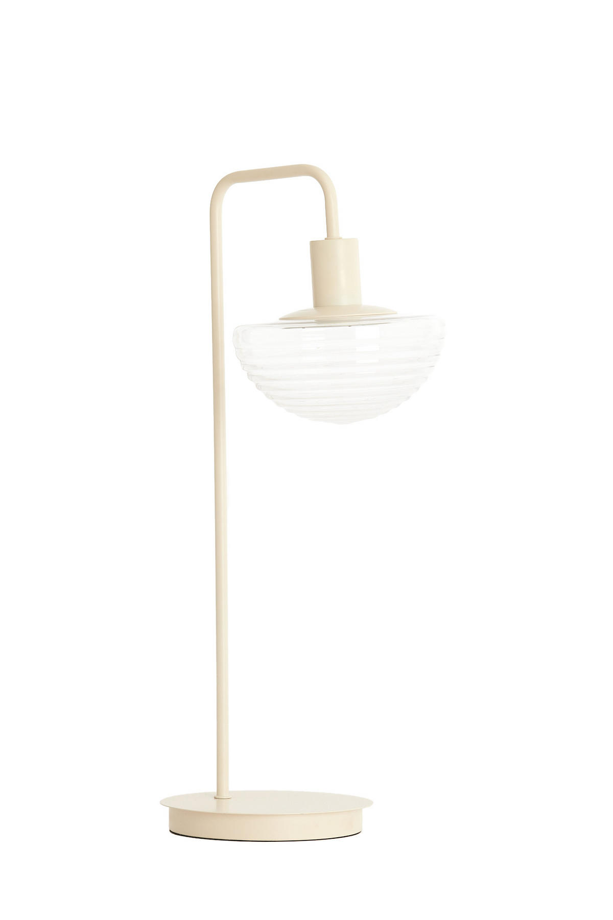 TISCHLAMPE Baylie Weiß Ø30/61 cm - Weiß, Metall (30/20/61cm) - Light & Living