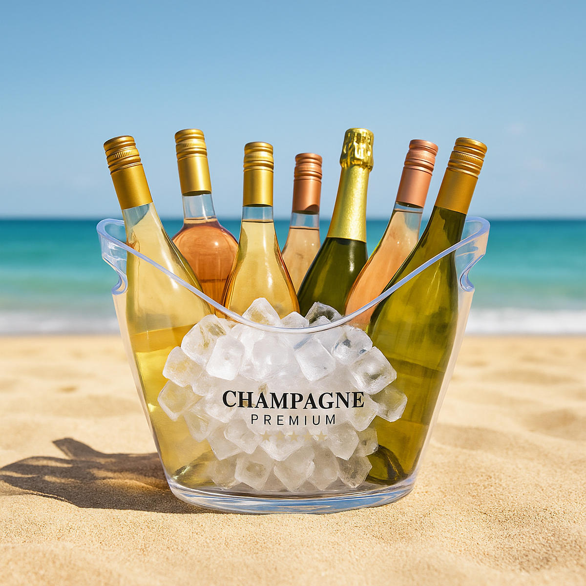 EISEIMER - Transparent, Kunststoff (34.5/25.5cm) - Relaxdays