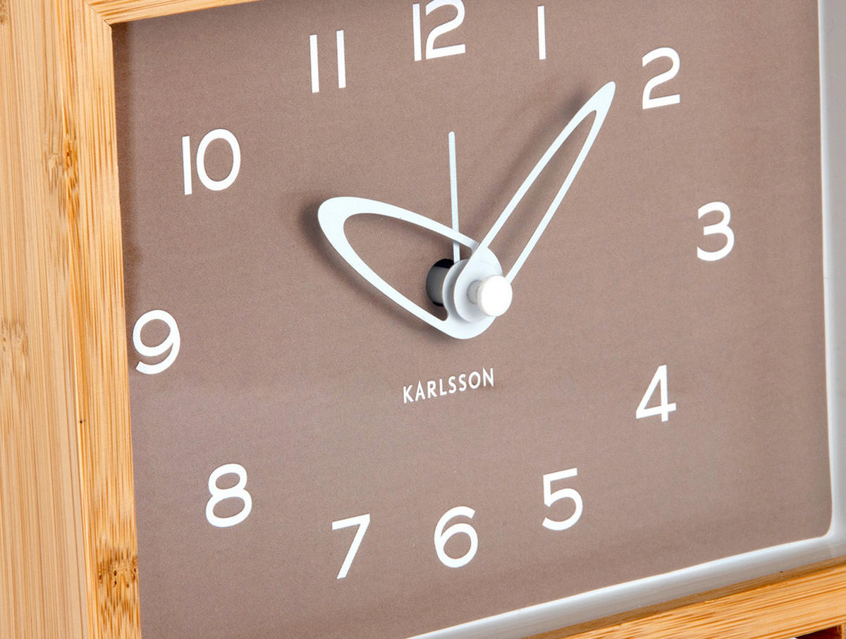 WECKER Tipico Braun 19/19/13.8 cm - Braun, Naturmaterialien (19/13.8/19cm) - Karlsson