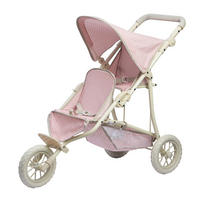 PUPPENWAGEN, Rosa, 75cm - Pink, Holzwerkstoff (87/75/42cm) - Teamson Kids