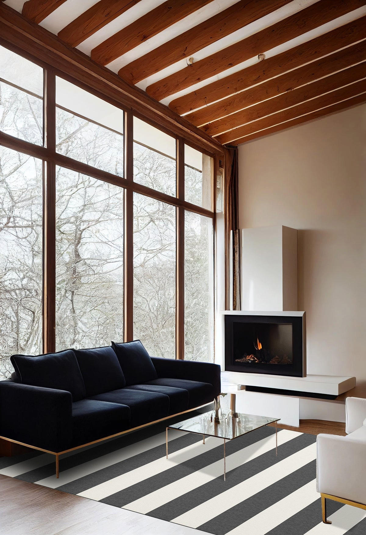 TEPPICH für Innen- und Außenbereiche schwarz - Schwarz, Textil (80/150cm) - AFK Living