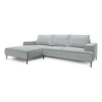 ECKSOFA May Grau 275 × 44 × 173 cm - Grau, Textil (275/44/173cm) - Pillovely