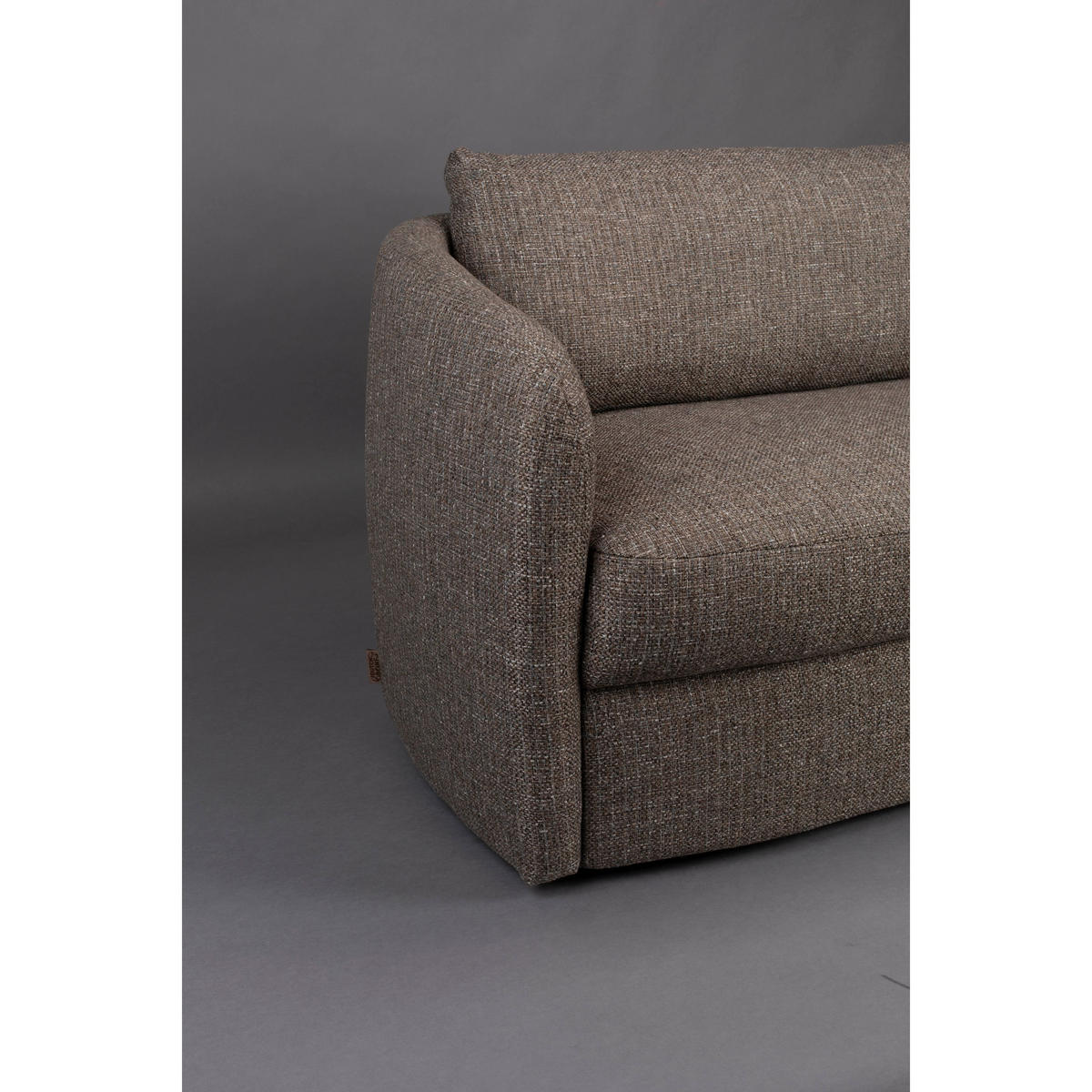 SOFA 2-SITZER Boho Stein - Grau, Kunststoff (143/75/82cm) - Dutchbone