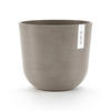 BLUMENTOPF mit Wasserreservoir Oslo 25/21,4 cm Taupe - Taupe, Kunststoff (25/21.4cm) - Ecopots
