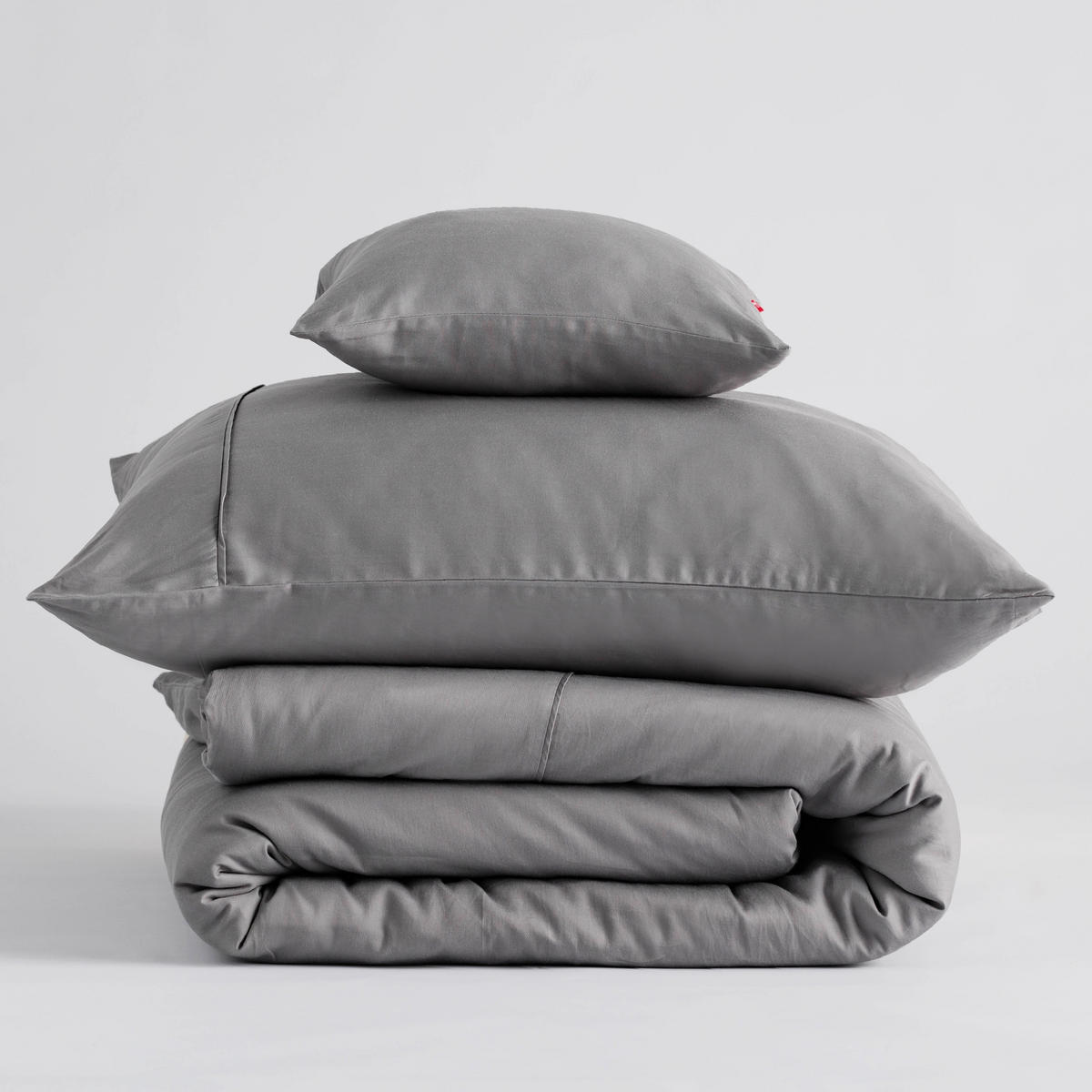 BETTWÄSCHE Satinette - Grau, Textil (140/200cm) - home&you