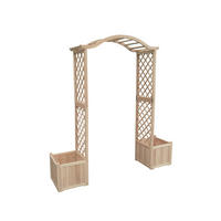 ROSENBOGEN ARCO - Natur - Naturfarben, Holz (183/200/43cm) - Home Deluxe