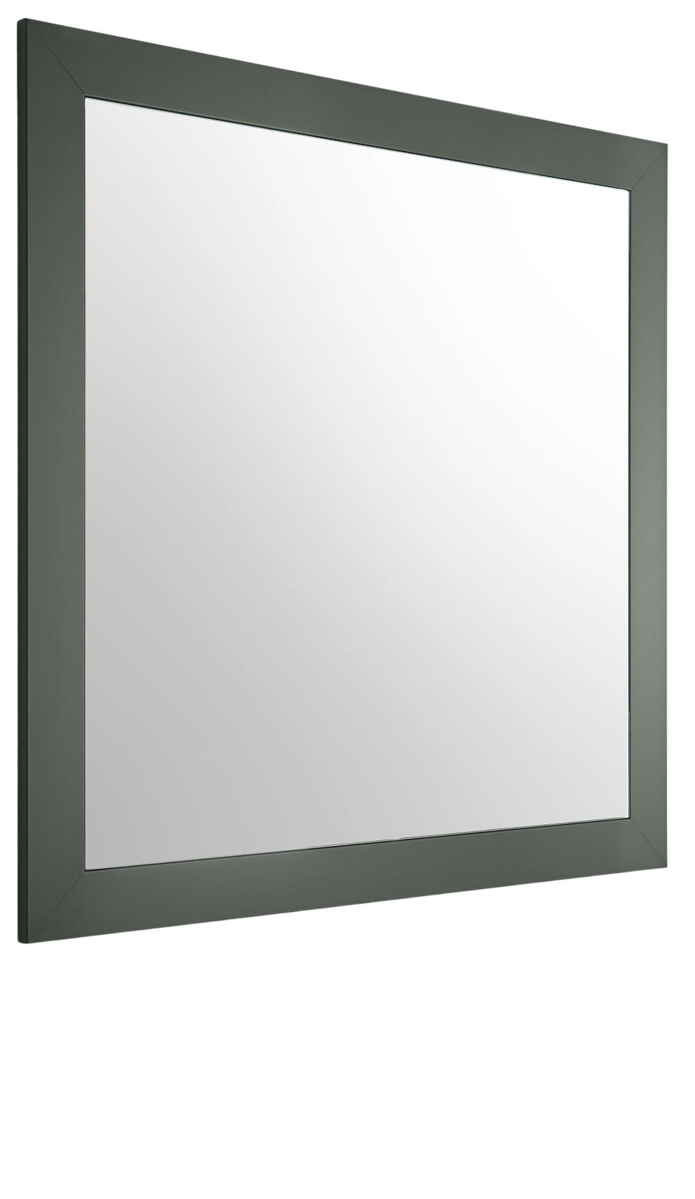 Furn.Design Garderobenspiegel Grün 82x82x2 cm