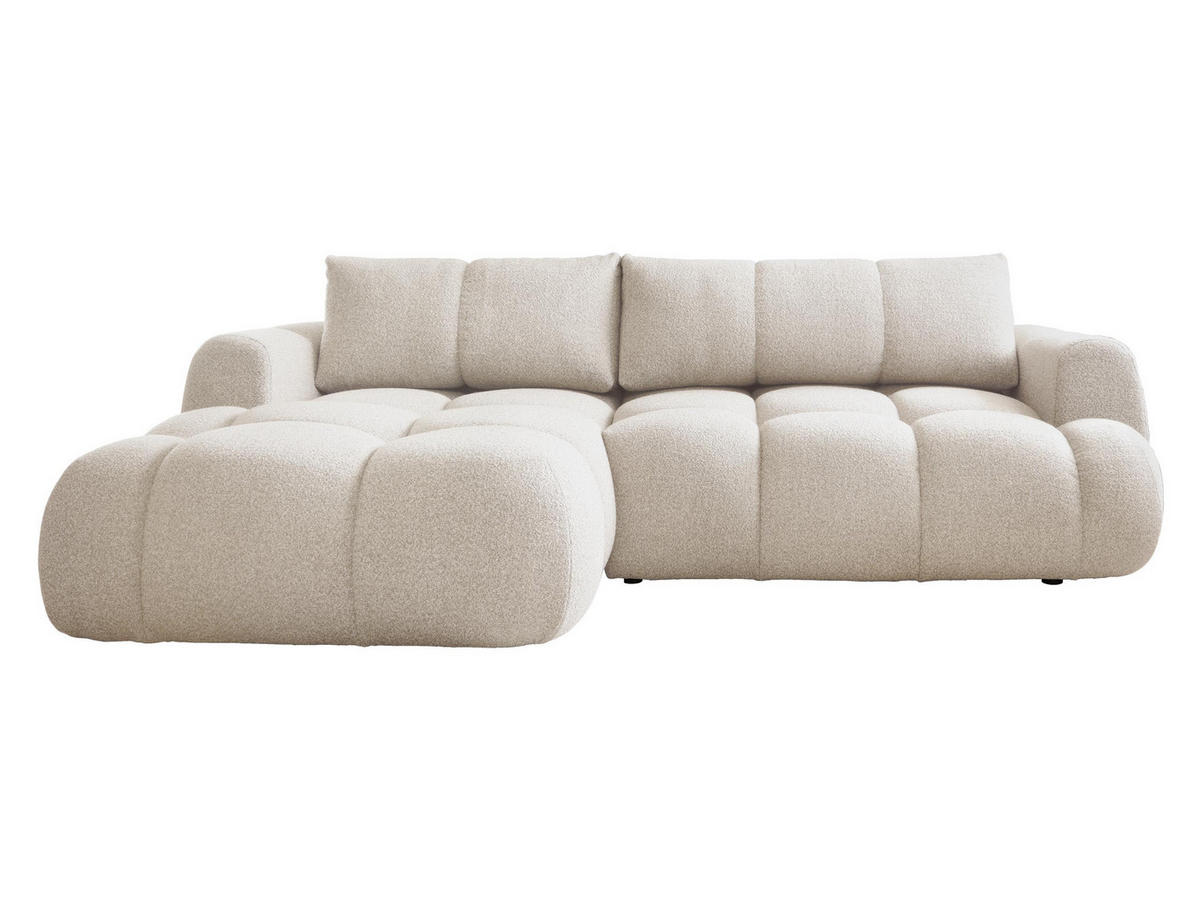 ECKSOFA Mitto, Seite: Links - Schwarz/Naturfarben, Holz/Kunststoff (270/173cm) - MIRJAN24