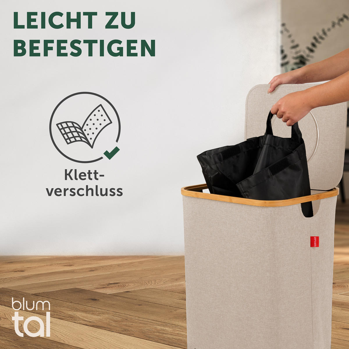 PFANDFLASCHEN-SAMMELBEHÄLTER 100L Beige - Beige, Kunststoff (34/3/42cm) - Blumtal