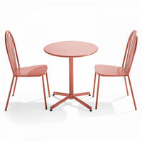 GARTENSET 3-tlg., Lehm - Pink, Metall - Oviala
