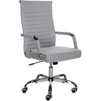DREHSTUHL Stoff grau - Grau, Textil/Metall (51/98/63cm) - CLP
