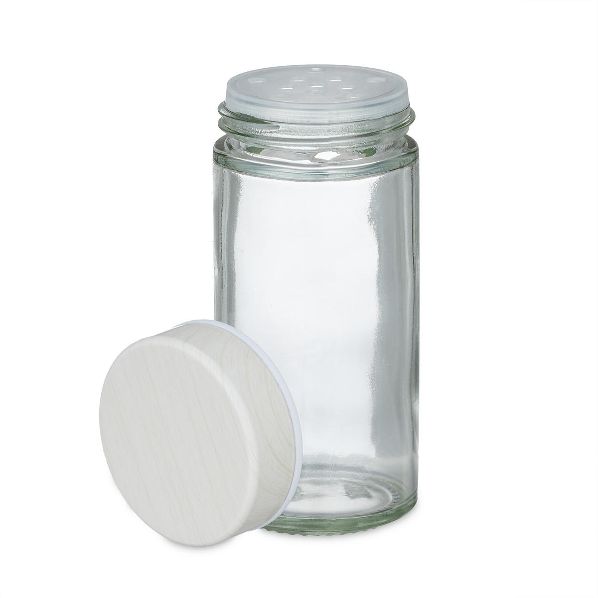 GEWÜRZKARUSSELL - Multicolor, Glas/Kunststoff (19/33.5/19cm) - Relaxdays