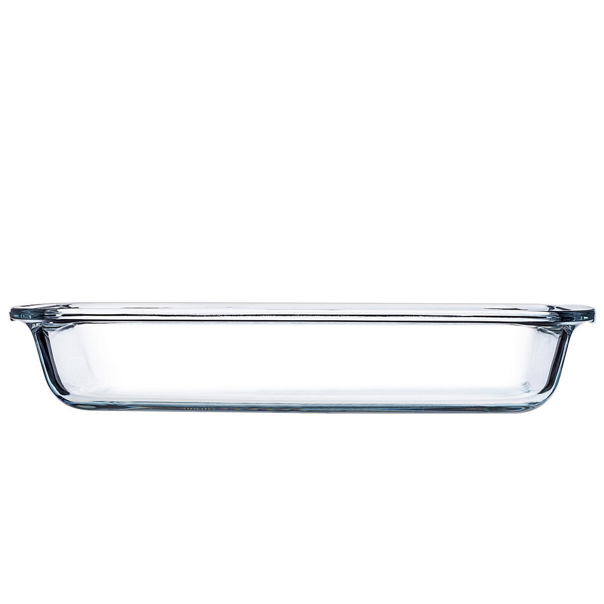 AUFLAUFFORM, 2.2L, Rechteckig - Transparent, Glas (13/36/28cm) - KADAX
