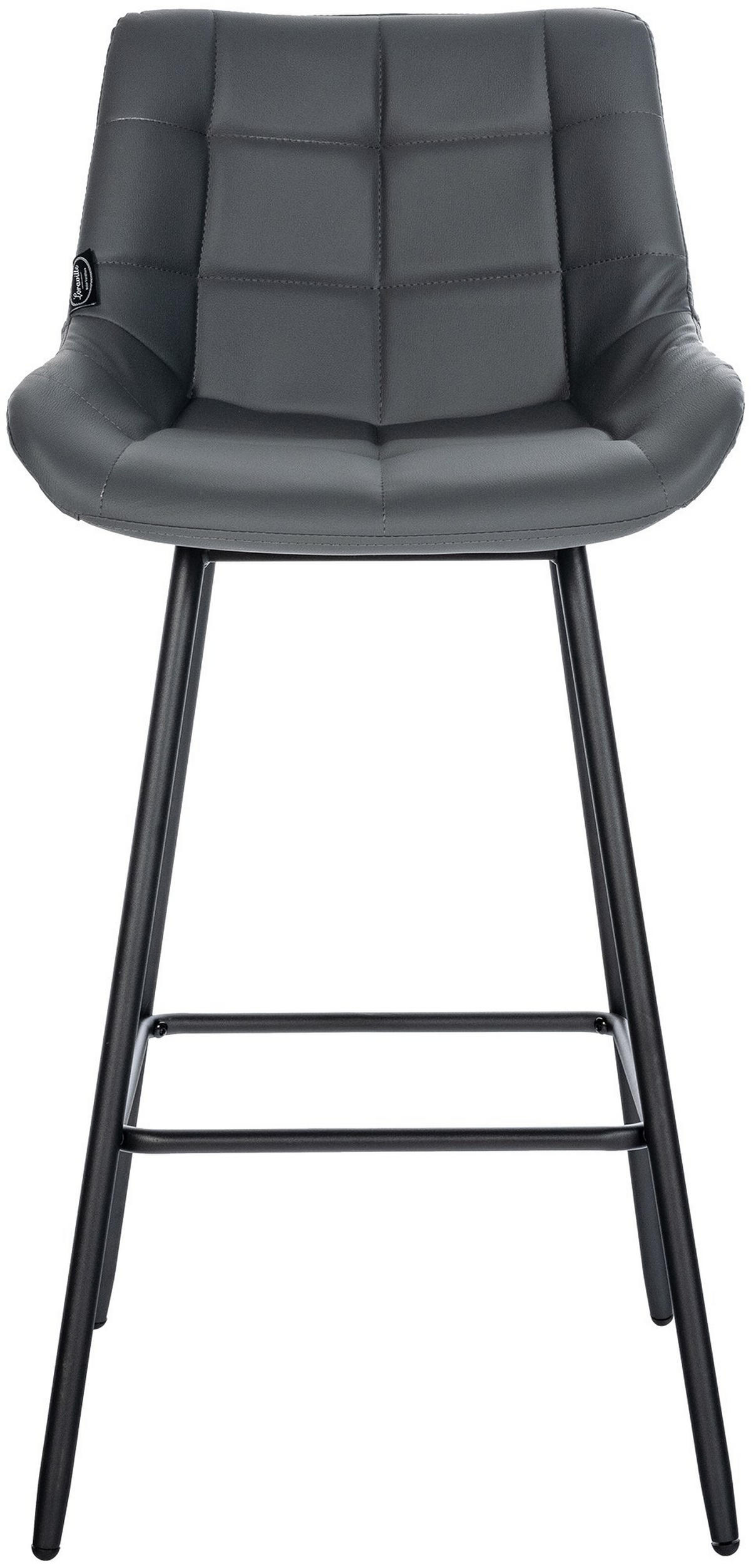 BARHOCKER Weston 104x49x56 cm Grau - Grau, Metall (49/104/56cm) - furnicato