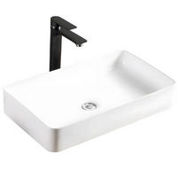 AUFSATZWASCHBECKEN Rea Denis - Weiß, Keramik (35/11/61.5cm) - REA