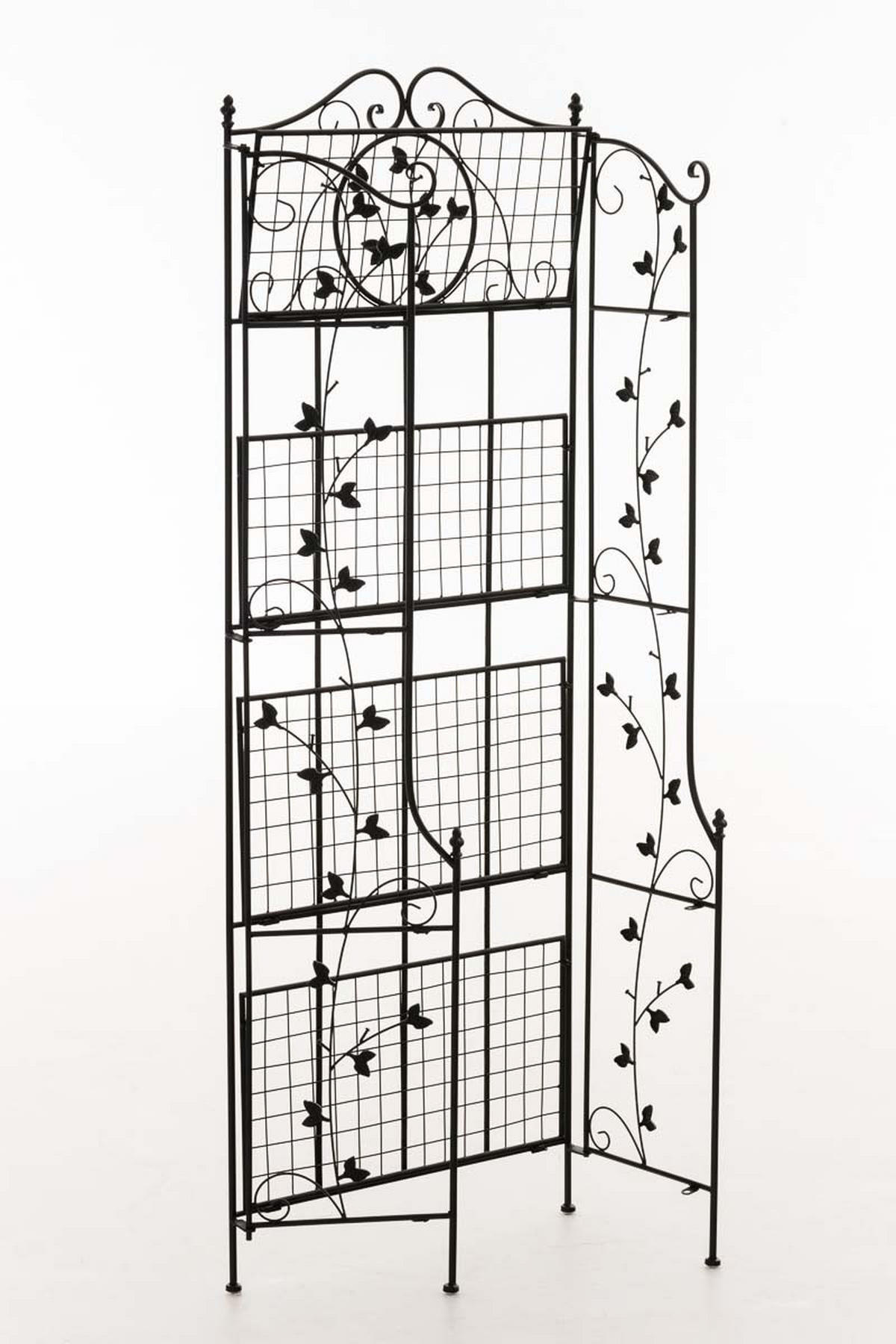 STANDREGAL Metall Schwarz - Schwarz, Metall (60/158/33cm) - CLP