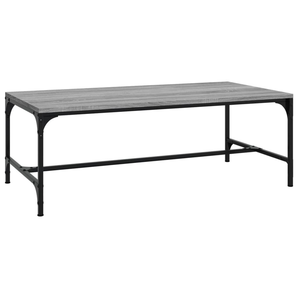 COUCHTISCH Grau Sonoma 80x50x35 cm Holzwerkstoff - Grau, Holzwerkstoff (80/50/35cm) - furnicato