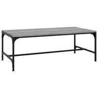 COUCHTISCH Grau Sonoma 80x50x35 cm Holzwerkstoff - Grau, Holzwerkstoff (80/50/35cm) - furnicato
