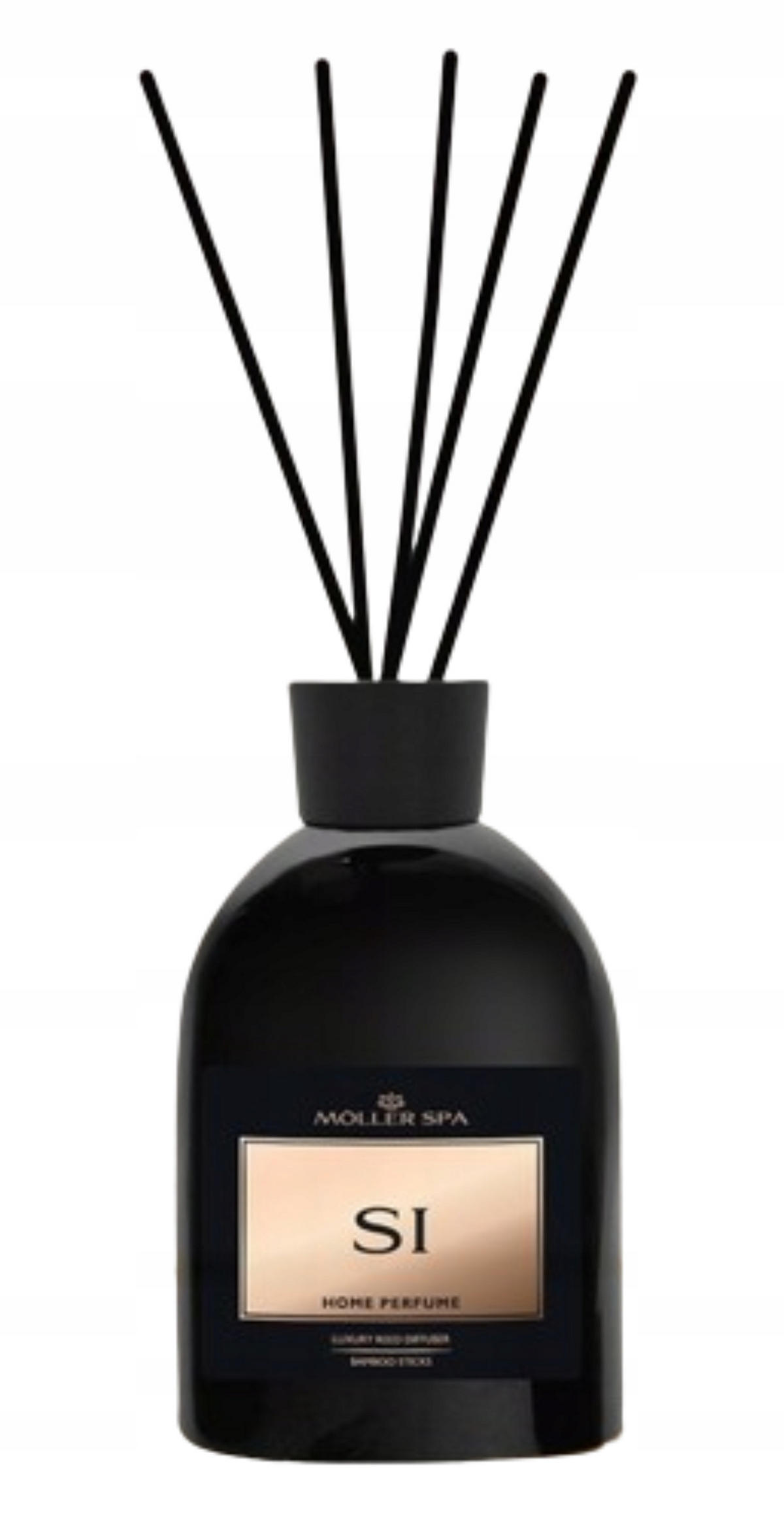 DIFFUSOR Si – 250 ml - Schwarz, Glas/Holz (0.1/0.1/20cm) - Matkam Möbel