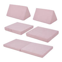 HRAČKÁŘSKÁ SOFA Norhulta - růžová, textil (150/46/66cm) - [en.casa]