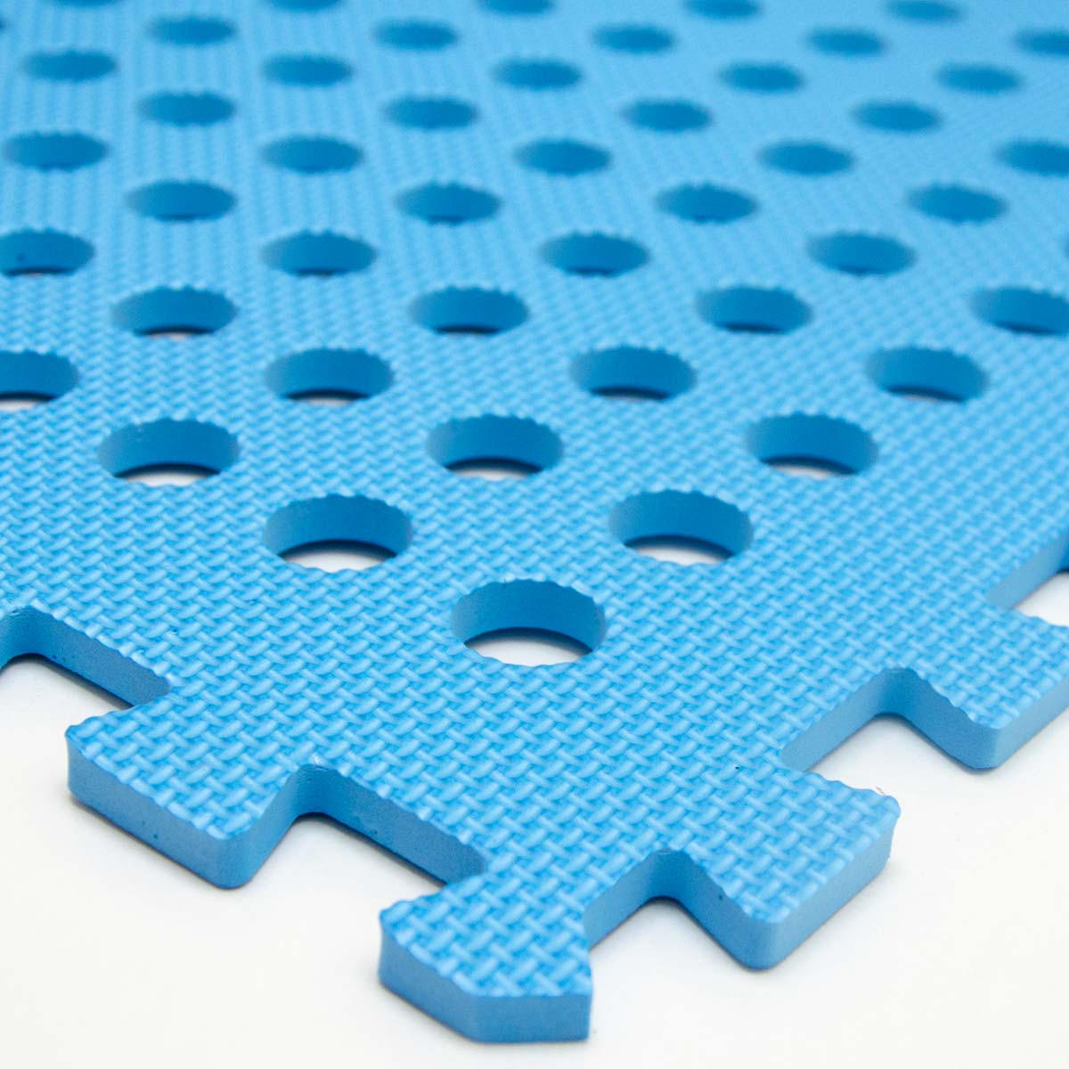 POOLMATTEN 1,59m² 4 EVA Matten 62 cm Blau - Blau, Kunststoff (62/62cm) - eyepower