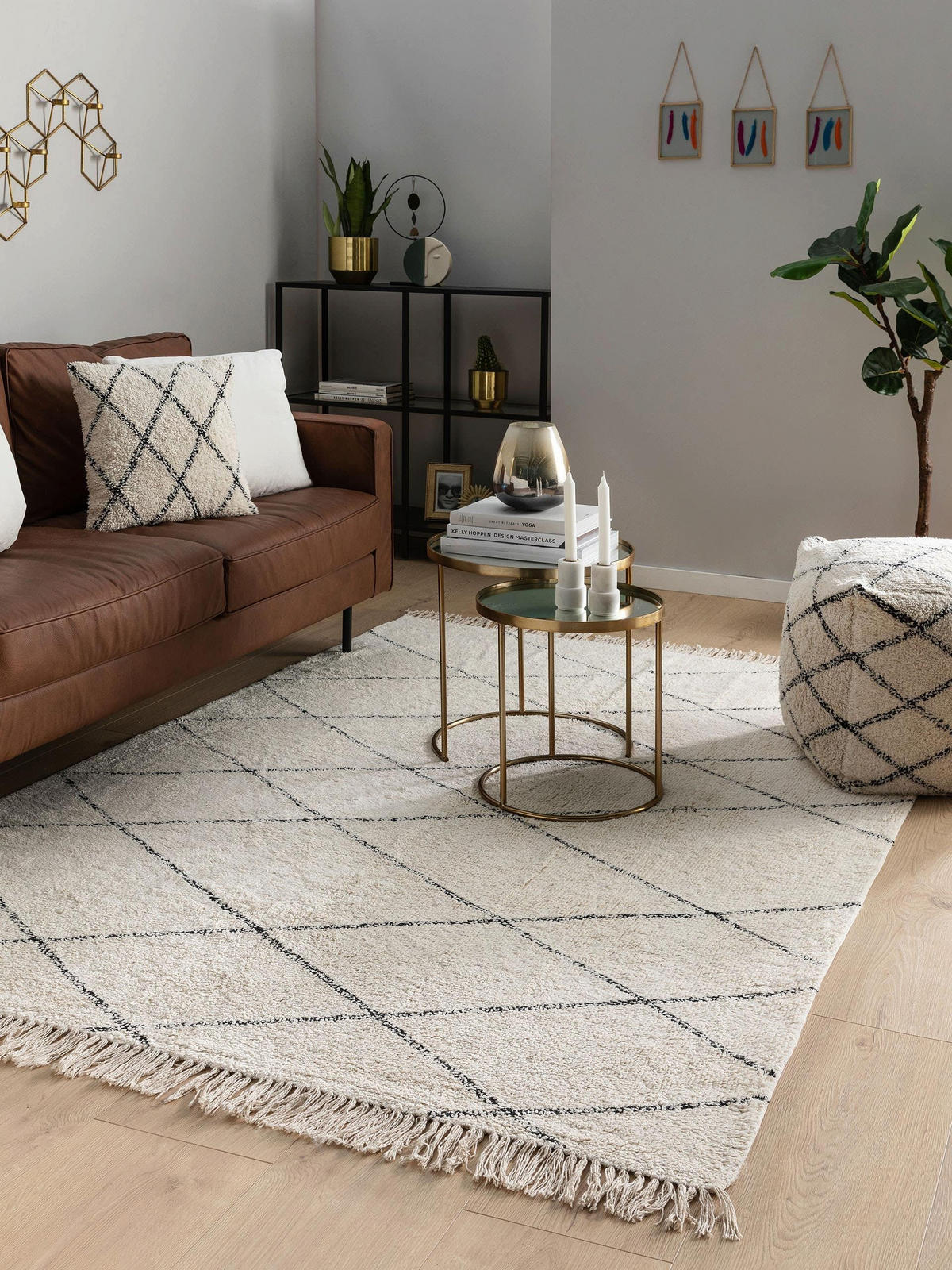 BAUMWOLLTEPPICH waschbar Naomi Cream 200x300 cm - Creme, Textil (200/300cm) - benuta Nest